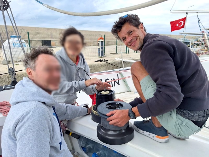 préparation et contrôle du trimaran